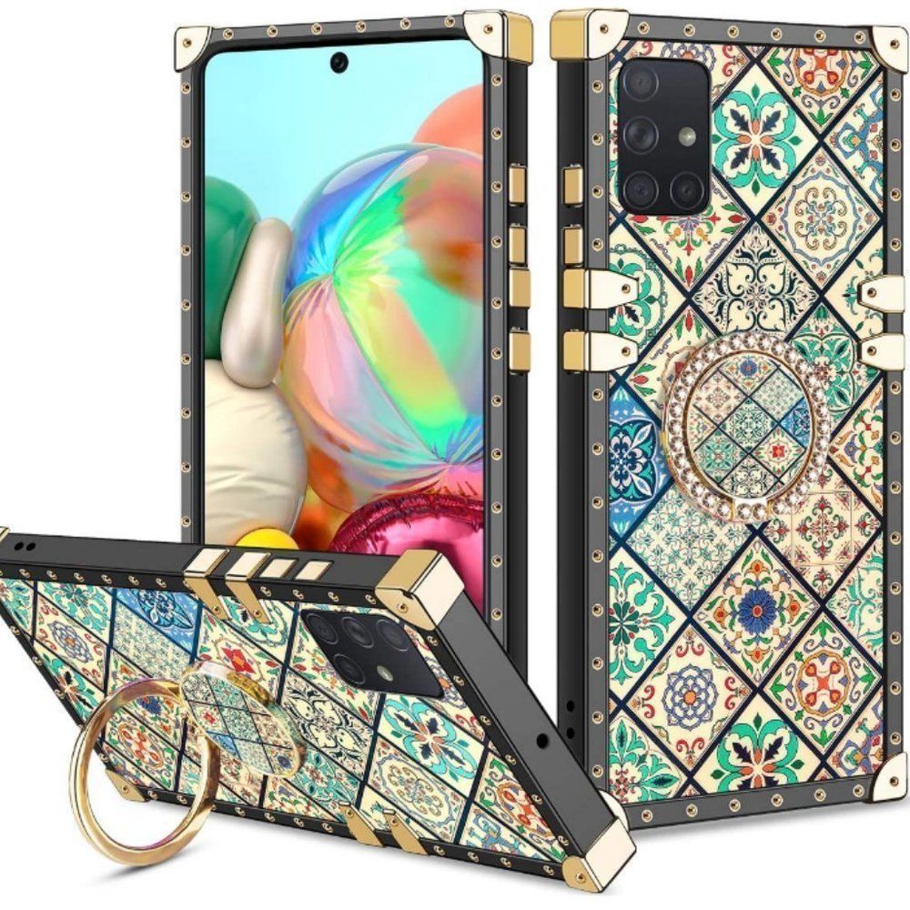 Samsung Galaxy A71 4G Phone Case with Ring Holder